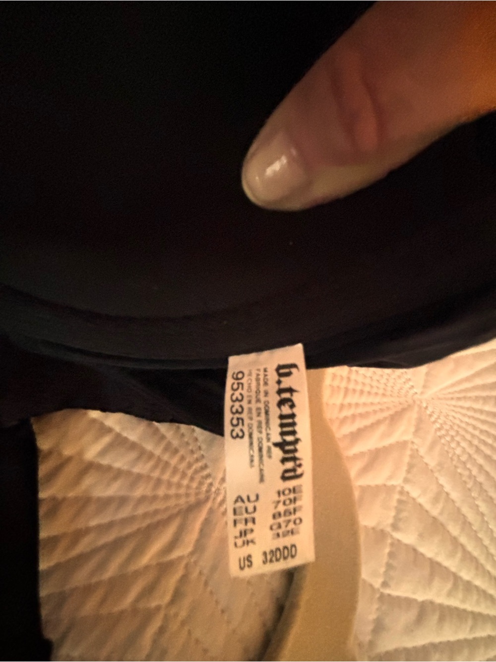 Black Racerback Bra - Picture 6 of 6
